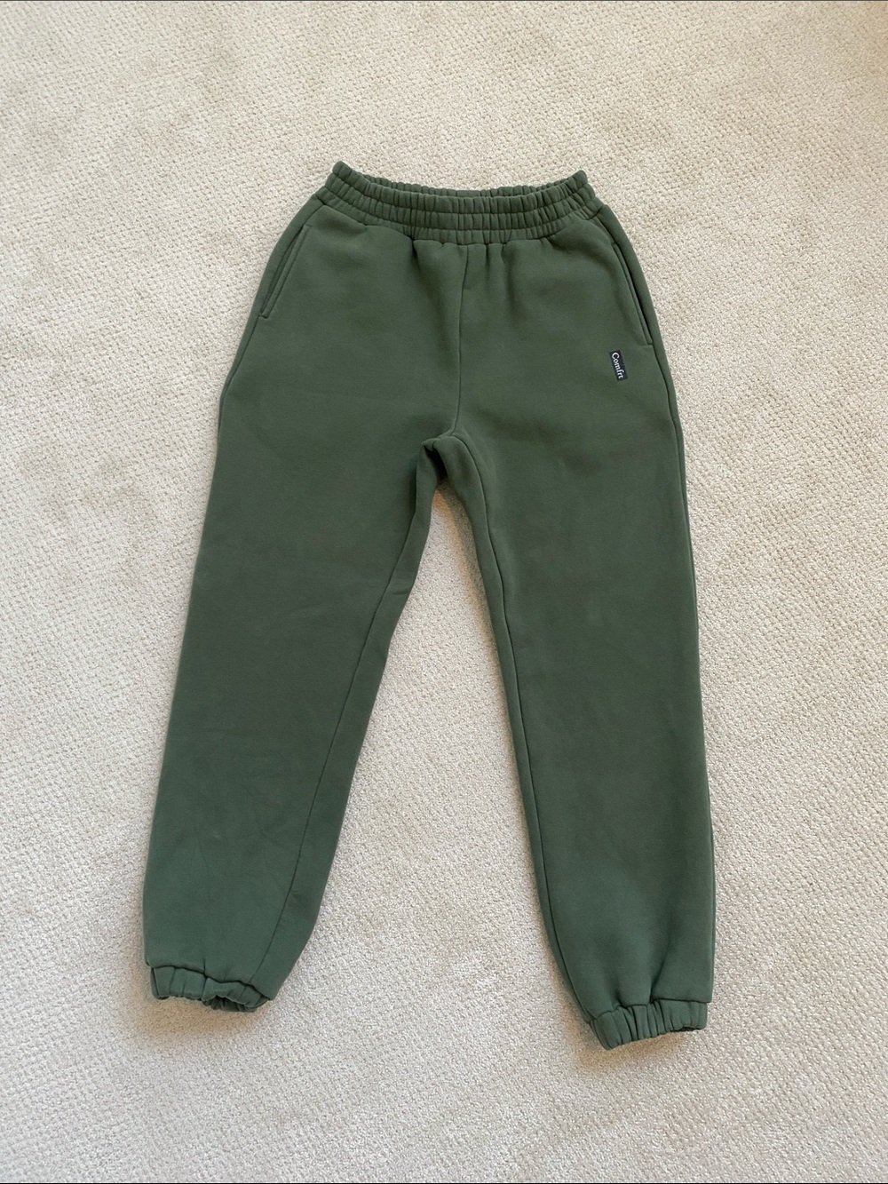 COMFRT Olive Green Fleece Joggers